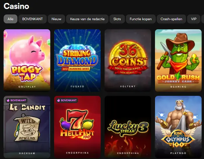 New Lucky Casino Games